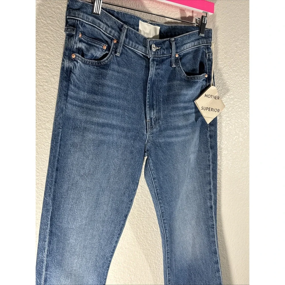 NWT $268 MOTHER Superior The Outsider Flood Jeans Field Trip 30 Cropped Bootcut